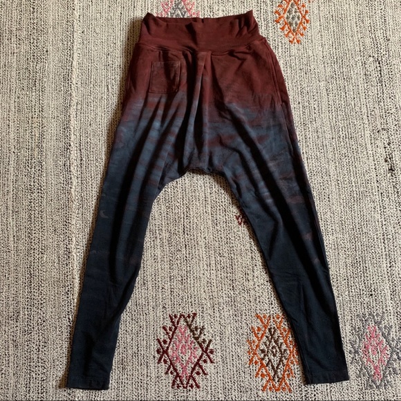 Hard Tail Pants - Hard Tail Tie Dye Harem Sweatpants Jogger